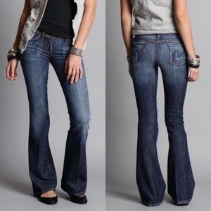 🛍 Citizens of Humanity #002 Ingrid low rise flare stretch jeans